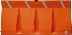 Diversified Plastics - Traffic Barricades Type: Traffic Barrier Barricade Height (Inch): 33-3/4 - Exact Tooling