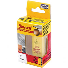 Starrett - 1" Diam, 1-5/8" Cutting Depth, Hole Saw - High Speed Steel Saw, Toothed Edge - Exact Tooling