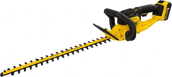 DeWALT - Battery Hedge Trimmer - 22" Cutting Width, 20 Volts - Exact Tooling