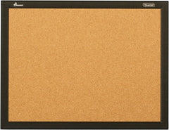 Ability One - Cork Bulletin Boards; Style: Open Cork Bulletin Board ; Color: Neutral Tan ; Material: Aluminum Frame ; Width (Inch): 48 ; Height (Inch): 36 - Exact Tooling