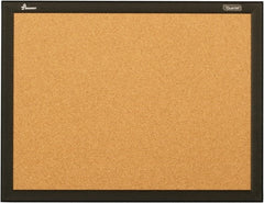 Ability One - Cork Bulletin Boards; Style: Open Cork Bulletin Board ; Color: Natural Tan ; Material: Aluminum Frame ; Width (Inch): 36 ; Height (Inch): 24 - Exact Tooling