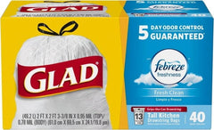 Glad - Pack of (6) 40-Count 13 Gal 0.78 mil Household/Office Trash Bags - Exact Tooling