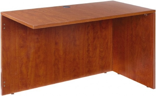 ALERA - Woodgrain Laminate Return/Bridge Shell Desk - 47-1/4" Wide x 23-5/8" Deep x 29-5/8" High, Medium Cherry - Exact Tooling