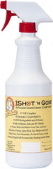 Bare Ground Solutions - 28oz of 1 Shot Graffiti Remover & Cleaner in a Trigger Sprayer - 1 Shot Graffiti Remover is a 100% biodegradable and all-natural cleaner removes grease, spray paint, tar, markers and pencil from hard surfaces. - Exact Tooling