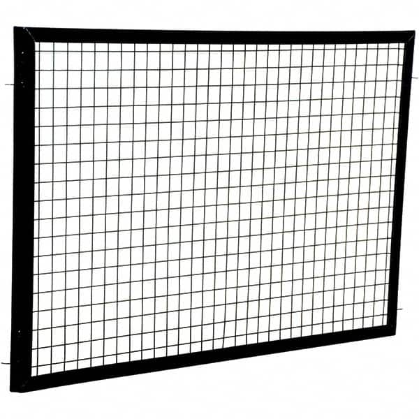 Vestil - 5' Long x 3' High, Black Hinged Door - Exact Tooling