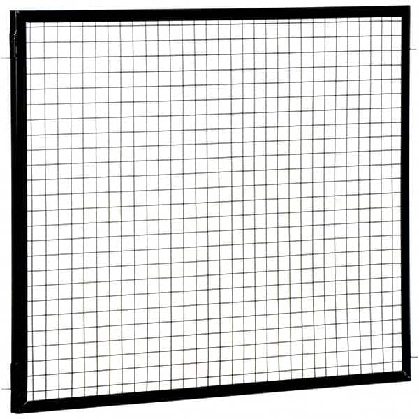 Vestil - 5' Long x 4' High, Black Hinged Door - Exact Tooling