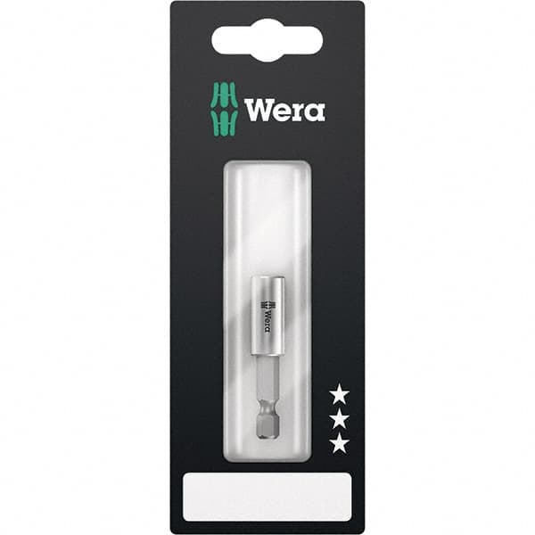Wera - 1/4" Bit Holder - 1/4" Hex Drive, 8" OAL - Exact Tooling