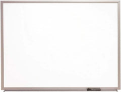 Ability One - 24" High x 36" Wide Dry Erase - Aluminum Frame - Exact Tooling