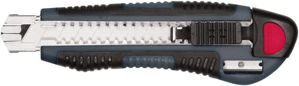Clauss - Snap Utility Knife - 4-1/4" Blade, Plastic Handle, 8 Blades Included - Exact Tooling