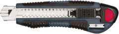 Clauss - Snap Utility Knife - 4-1/4" Blade, Plastic Handle, 8 Blades Included - Exact Tooling
