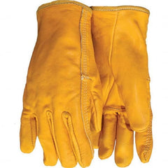 CAROLINA GLOVE - Size L (10) Leather or Synthetic Leather Work Gloves - Exact Tooling