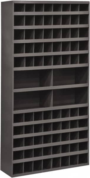 Durham - 84 Bin, Small Parts Storage Bin - 12" Deep x 35" Wide x 65" High - Exact Tooling