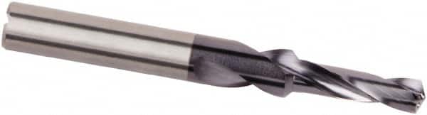Kennametal - 8mm Body, 5mm Step Diam, 0.315" Diam Straight Shank, Solid Carbide Subland Step Drill Bit - Exact Tooling