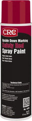 CRC - 20 fl oz Red Marking Paint - 700' Coverage, Lead Free Formula, 526.7 gL VOC - Exact Tooling