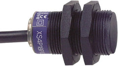 Telemecanique Sensors - NPN, 8mm Detection, Cylinder, Inductive Proximity Sensor - 3 Wires, IP68, 12 to 24 VDC, M18x1 Thread, 36mm Long - Exact Tooling