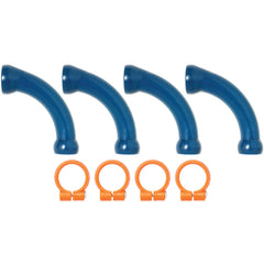1/2″ Extended Elbows & Clamp 4 Piece - Coolant Hose System Component - Exact Tooling