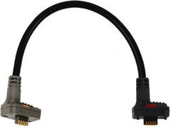 Mitutoyo - 6" Long SPC Connecting Cable - Use with Digimatic Calipers - Exact Tooling