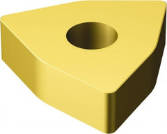 Sandvik Coromant - WNGA432 Grade 6050 Ceramic Turning Insert - TiN Finish, 80° Trigon, 1/2" Inscr Circle, 3/16" Thick, 1/32" Corner Radius - Exact Tooling
