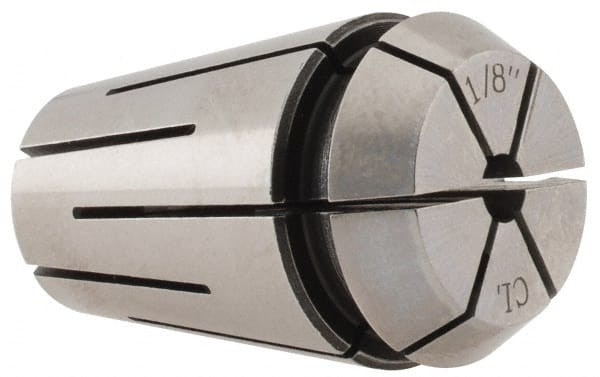 Parlec - 1/8" ER16 Coolant Collet - 0.0002" TIR, 1.082" OAL, 0.669" Overall Diam - Exact Tooling