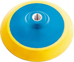 Tru-Maxx - 1" Diam Hook & Loop Disc Backing Pad - 1/4" Shank Diam, Medium Density, 18,000 RPM - Exact Tooling