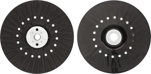 Tru-Maxx - 7" Diam Locking Nut Disc Backing Pad - Hard Density, 8,600 RPM - Exact Tooling