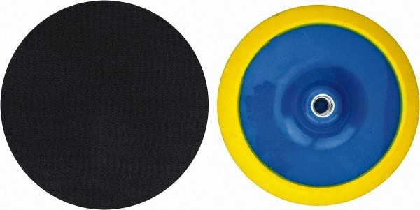 Tru-Maxx - 7" Diam Hook & Loop Disc Backing Pad - Medium Density, 7,200 RPM - Exact Tooling