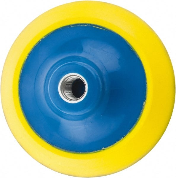 Tru-Maxx - 5" Diam Adhesive/PSA Disc Backing Pad - Hard Density, 7,800 RPM - Exact Tooling