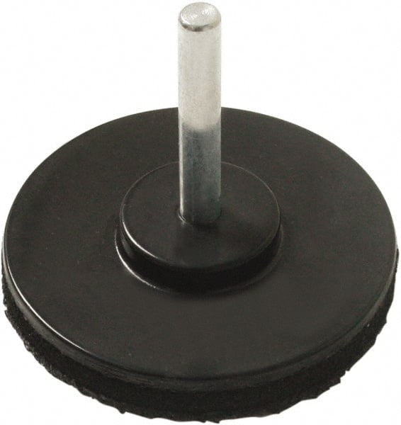 Tru-Maxx - 2" Diam Hook & Loop Disc Backing Pad - 1/4" Shank Diam, Medium Density, 16,800 RPM - Exact Tooling