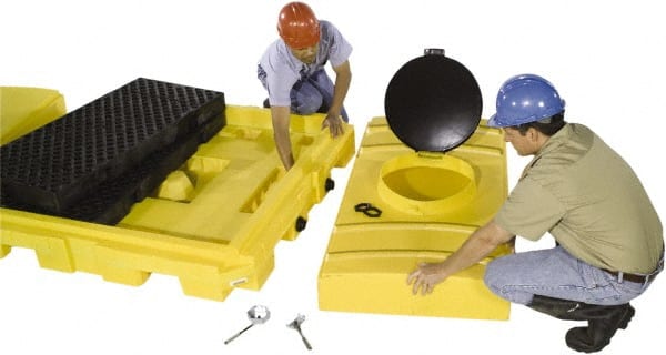 UltraTech - 280 Gallon Sump, IBC Pallet - 62 Inch Long x 62 Inch Wide x 30 Inch High, 2 Totes - Exact Tooling