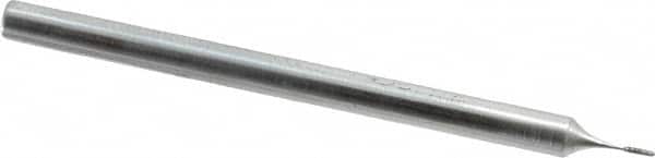 Strauss - CBN Grinding Pin - 1/8" Shank Diam x 2" Shank Length, (170 Mesh Grit) - Exact Tooling