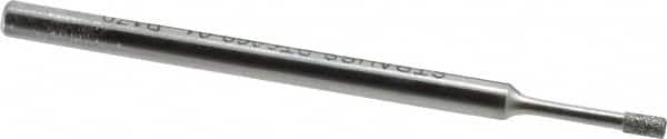 Strauss - 1/8" Head Thickness CBN Grinding Pin - 1/8" Shank Diam x 2" Shank Length, (170 Mesh Grit) - Exact Tooling