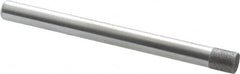 Strauss - 1/4" Head Diam x 0.276" Head Thickness CBN Grinding Pin - 1/4" Shank Diam x 3" Shank Length, (170 Mesh Grit) - Exact Tooling