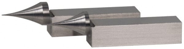 SPI - 2.05 Inch Overall Length, Gage Block Points - Concentricity +/-0.0002 Inch Accuracy, Sold As Pair, For Use with Rectangular Gage Blocks, 2 Pieces - Exact Tooling