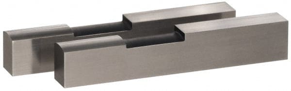SPI - 2.945 Inch Overall Length, 0.512 Inch Jaw Thickness, 0.5 Inch Radius, Gage Block Cylindrical Jaws - Radius 0.00003 Inch, Pair 0.00004 Inch Accuracy, Sold As Pair, For Use with Rectangular Gage Blocks, 2 Pieces - Exact Tooling