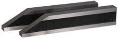 SPI - 4 Inch Overall Length, 0.75 Inch Jaw Thickness, Gage Block Bevel End Jaws - Flatness per 2 Inch +/-0.00002 Inch Accuracy, Sold As Pair, For Use with Rectangular Gage Blocks, 2 Pieces - Exact Tooling