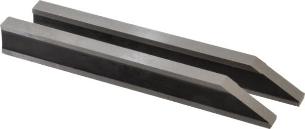 SPI - 6 Inch Overall Length, 0.75 Inch Jaw Thickness, Gage Block Bevel End Jaws - Flatness per 2 Inch +/-0.00002 Inch Accuracy, Sold As Pair, For Use with Rectangular Gage Blocks, 2 Pieces - Exact Tooling