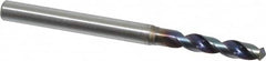 OSG - #29 130° Spiral Flute Vanadium High Speed Steel Screw Machine Drill Bit - WD1 Finish, Right Hand Cut, 20mm Flute Length, 52mm OAL, Faceted Point, Straight Shank - Exact Tooling
