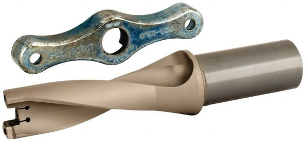 Iscar - 29/32 to 0.941" Diam, 3xD, 2.71" Max Depth, 1" Shank Diam, Replaceable Tip Drill - 23 Seat Size, DCM Toolholder, Series ChamDrill - Exact Tooling