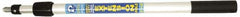 Premier Paint Roller - 4 to 8' Long Paint Roller Extension Pole - Stainless Steel - Exact Tooling
