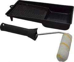 Premier Paint Roller - Mini Paint Roller Set - 4" Wide, Includes Paint Tray & Roller Cover - Exact Tooling