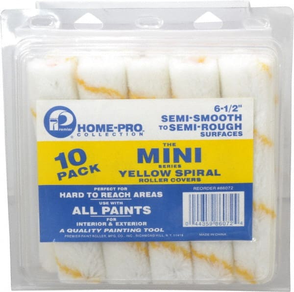 Premier Paint Roller - Mini Paint Roller - 6-1/2" Wide, Includes Roller Cover - Exact Tooling