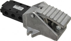 Parker - 0.83 CV Rate, 1/4" NPT Inlet Direct Air 4 Mechanical Spool Valve - 4 Way, 2 Position, 150 Max psi, Pedal Spring Return - Exact Tooling