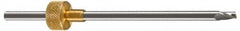 Onsrud - 3/16" Cutting Diam x 3/8" Length of Cut, 1 Flute, Upcut Spiral Router Bit - Uncoated, Right Hand Cut, Solid Carbide, 6-1/2" OAL x 1/4" Shank Diam, Single Edge - Exact Tooling