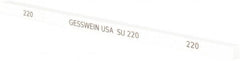 Made in USA - 220 Grit Aluminum Oxide Square Polishing Stone - Exact Tooling