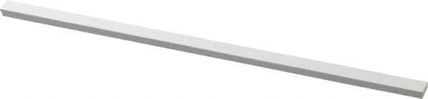 Made in USA - 1200 Grit Aluminum Oxide Rectangular Polishing Stone - Ultra Fine Grade, 1/4" Wide x 6" Long x 1/8" Thick - Exact Tooling