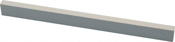 Made in USA - 1200 Grit Aluminum Oxide Rectangular Polishing Stone - Ultra Fine Grade, 1/2" Wide x 6" Long x 1/4" Thick - Exact Tooling