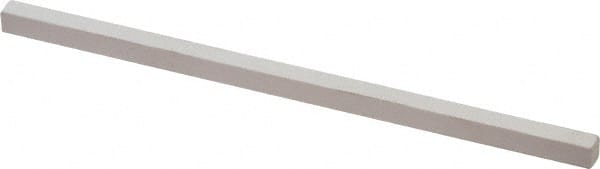 Made in USA - 600 Grit Aluminum Oxide Square Polishing Stone - Super Fine Grade, 5/32" Wide x 4" Long x 5/32" Thick - Exact Tooling