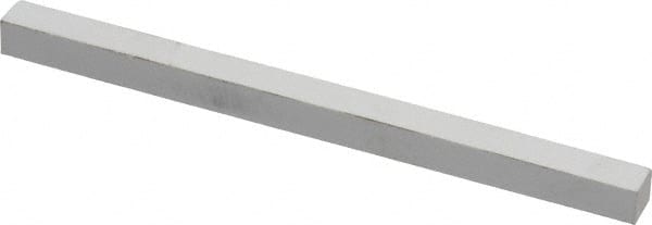 Made in USA - 1200 Grit Aluminum Oxide Square Polishing Stone - Ultra Fine Grade, 1/4" Wide x 4" Long x 1/4" Thick - Exact Tooling