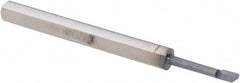 Scientific Cutting Tools - 0.06" Min Bore Diam, 3/8" Max Bore Depth, 1/8 Shank Diam, Helical Boring Bar - Right Hand Cut, Solid Carbide, AlTiN+ Finish - Exact Tooling