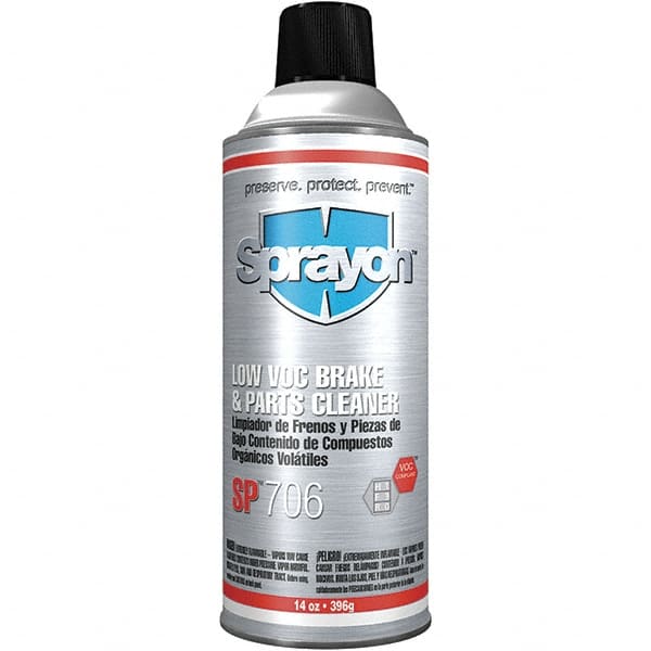 Sprayon - Acetone Brake Parts Cleaner - 14 oz Aerosol Can - Exact Tooling
